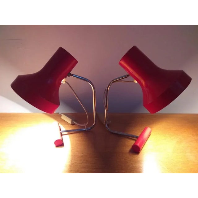 Mid-Century Table Lamps by Josef Hurka for Napako, 1970s, Set of 2 For Sale - Image 10 of 16