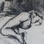 Reclining Nude Figure, Charcoal Drawing, 1950s For Sale - Image 4 of 6