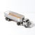 Mid-Century Smith Miller Silver Streak Truck & Trailer in Aluminum For Sale - Image 9 of 18