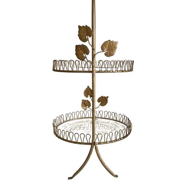 Regency Gilt Iron Cake Stand, 1950s For Sale - Image 10 of 10