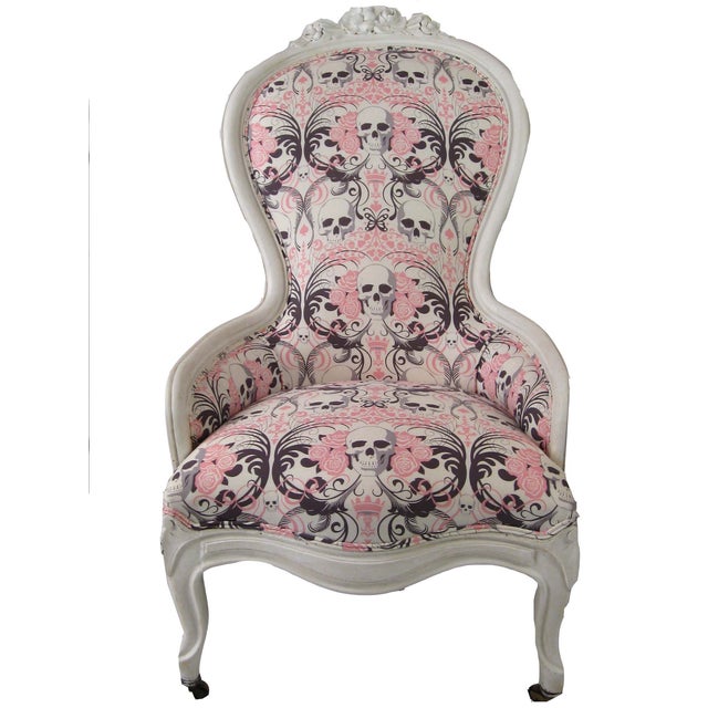 King & Queen Victorian Skull Chairs - A Pair | Chairish
