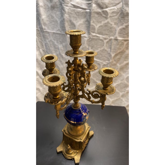 Imperial 3-Piece Clock Garniture Set. For Sale - Image 10 of 12