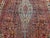 Persian Vintage Persian Bibikabad Rug, Hand-Knotted Wool, Geometric Pattern, Rust Red & Blue, 9x13 For Sale - Image 3 of 18