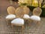1970s French Artisan Louis XVI Gold Beech Cane Dining Chairs-Set of 4 Pc For Sale - Image 10 of 18