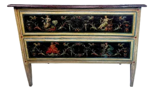 18th Century Italian Neoclassical Paint Decorated Commode
