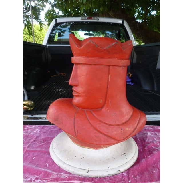 Art Deco 1940's Vintage Large Art Deco Style Knight Chess Piece Model For Sale - Image 3 of 8
