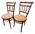 Antique Bistro Chairs by Michael Thonet, Austria, 1890s, Set of 2 For Sale