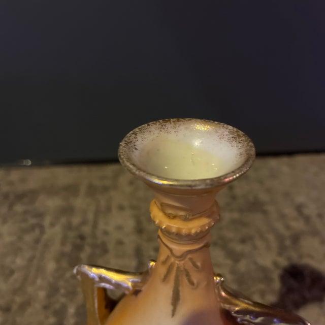 Antique Robert Hanke Austrian Porcelain Art Nouveau Poppy Vase - Circa 1895-1905 For Sale - Image 12 of 12