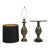 Pineapple Lamp and Table Loevsky & Loevsky for Deknudt, 1970s, Set of 2 For Sale - Image 16 of 18