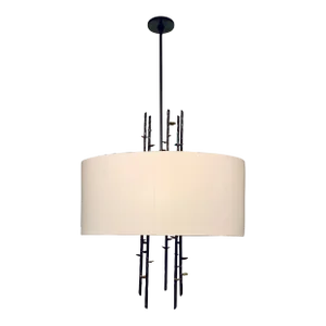Theodore Alexander Brutalist Inspired Vale Chandelier