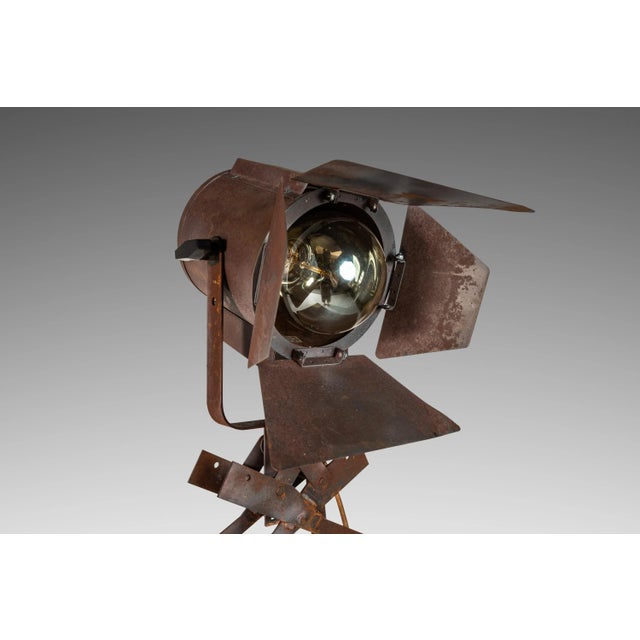 Originally used in the historic Ritz Theater this exceptional stage light has been modified for daily use as a floor lamp....