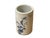 Ceramic Chinese Distressed White Porcelain Blue Flower Bird Graphic Holder Vase For Sale - Image 7 of 9