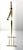 Mid 20th Century Hollywood Regency Faux Bamboo Brass-Finished Valet Stand For Sale - Image 9 of 9