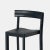 Contemporary Galta 75 Counter Chairs in Black Oak by Kann Design, Set of 6 For Sale - Image 3 of 5