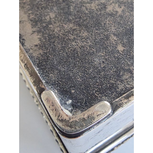 Danish Silver Box by Carl M. Cohr 83% Silver Purity For Sale - Image 11 of 15
