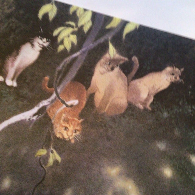“ a Circle of Cats" Signed and Numbered Print (Edition 84/300) by Artist Charles Vess For Sale In Sacramento - Image 6 of 11