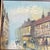 1950’s impressionist European street scene painting on canvas. Signed and framed. Measures 16x12/ 21.5x17.5 framed. Check...
