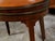 19th Century English 19th Century Oval Mahogany Tray Top Table with Brass Accents and Casters For Sale - Image 5 of 10