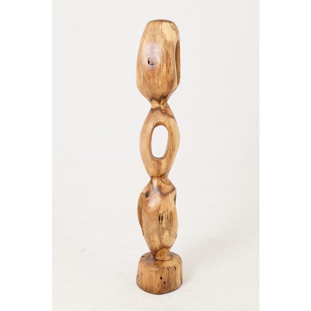Still Stand Abstract Wood Sculpture by Logniture For Sale - Image 10 of 11