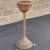 Mid-Century Natural Wicker Woven Rattan Plant Stand With Ring Handles For Sale - Image 4 of 13