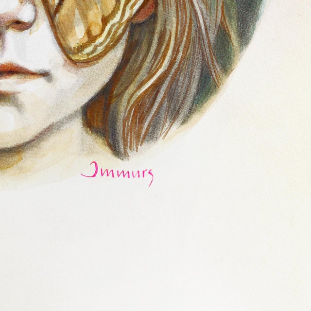 Quietly Transform - Original Contemporary Figurative Acrylic Painting on Canvas by Amanda Immurs For Sale - Image 4 of 7