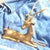 Hollywood Regency 2 Brass Ornate Large Deer Statues Figurines For Sale - Image 10 of 12