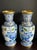 Rare Pair of Large Chinese Ming Style Blue and White Cloisonné Vases For Sale - Image 9 of 12