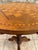 Round Game Table With Marquetry Top, 1940s For Sale - Image 9 of 10
