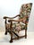 Antique Louis XIII and Renaissance Walnut Armchairs with Parrot Upholstery, 1890s, Set of 2 For Sale - Image 15 of 18