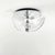Mid-Century Modern XL Space Age Mid-Century Glass Ceiling Light/Flush Mount Wave/Futura Model by Koch & Lowy for Peill & Putzler, Germany, 1970s For Sale - Image 3 of 12