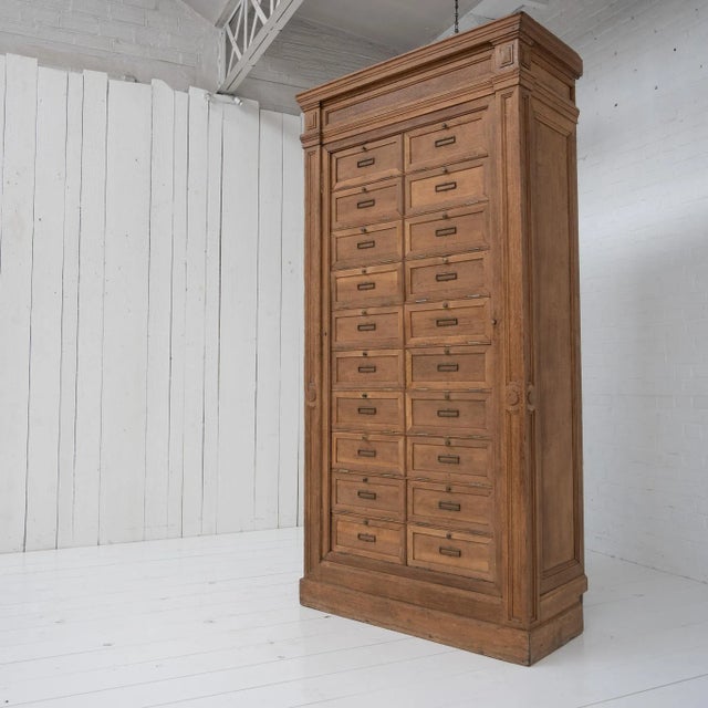 Oak Notary Cabinet, 1930s For Sale - Image 3 of 8