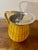 Wood Vintage Coastal Cane Wrapped Barware Set Pitcher and Ice Bucket For Sale - Image 7 of 8