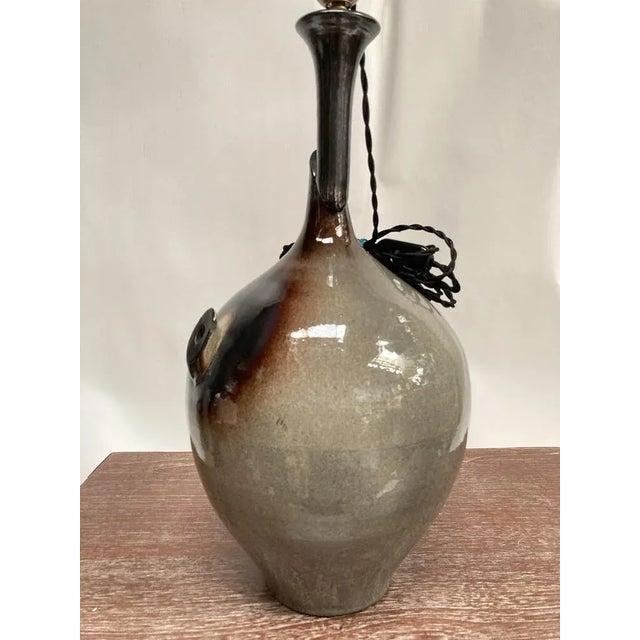 Vintage Ceramic Lamp, 1970s For Sale - Image 4 of 10