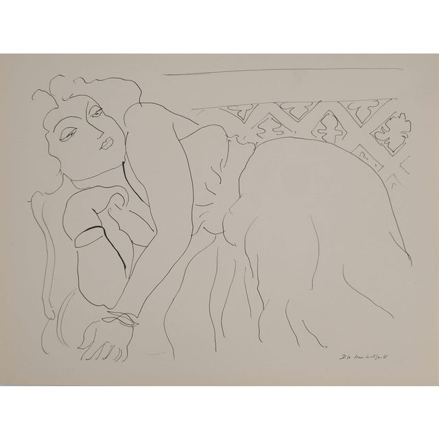 Henri Matisse, Femme alanguie, Lithograph For Sale