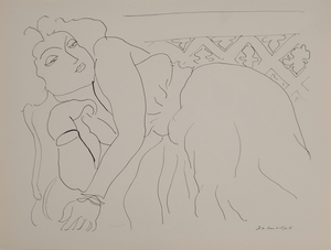 Henri Matisse, Femme alanguie, Lithograph
