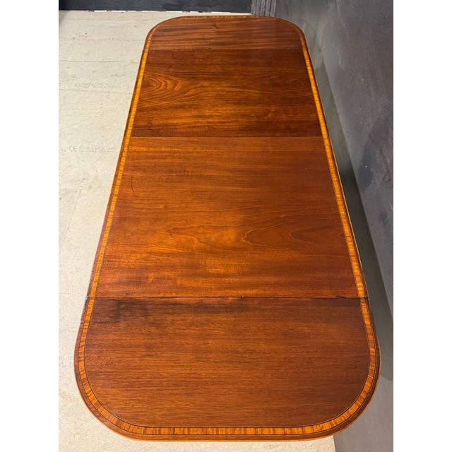 Brown Georgian Inlaid Mahogany Sofa Table, 1820 For Sale - Image 8 of 18