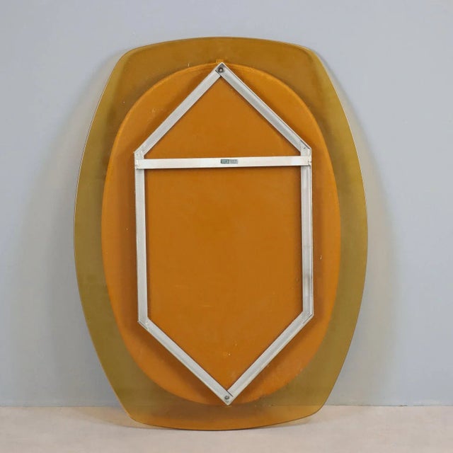 Oval Wall Mirror, 1960s For Sale - Image 11 of 13