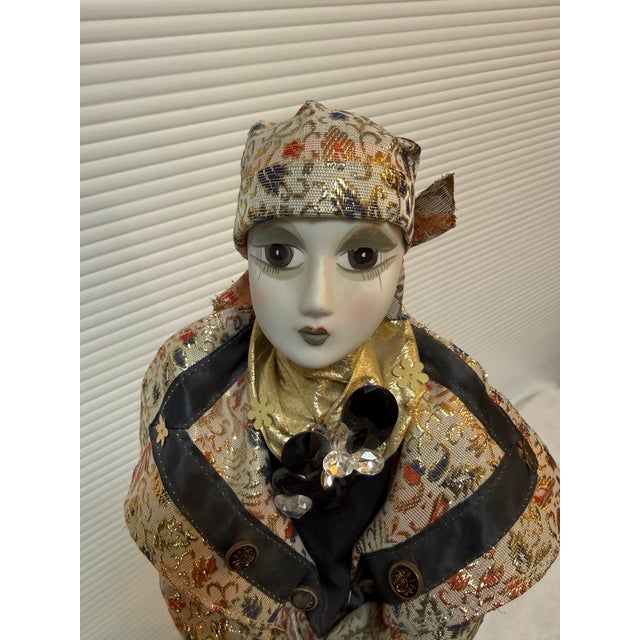 Art Deco John Bromley Art Deco Gypsy Porcelain Doll For Sale - Image 3 of 12
