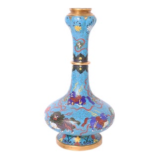 1970s Cloisonne Vase by Maitland-Smith For Sale