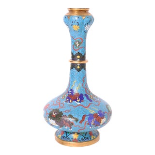 1970s Cloisonne Vase by Maitland-Smith For Sale