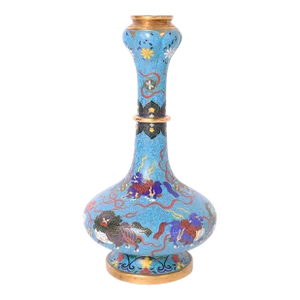 1970s Cloisonne Vase by Maitland-Smith