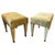 Mid-Century French Green Velvet and Brass Ottomans, 1950, Set of 2 For Sale - Image 10 of 10