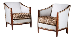 Pair of Art Deco Armchairs, France, circa 1920
