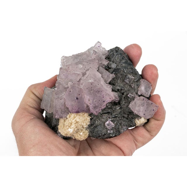 Traditional Old Fluorite Mineral Rock Specimen For Sale - Image 3 of 15
