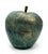 Contemporary Oversized Vintage Painted Terracotta Apple Sculpture With Verdigris Finish - Sculptural, European Cottage, Organic Modern For Sale - Image 3 of 14