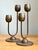 Vintage Brass Modernist Candlesticks - A Pair For Sale - Image 4 of 15