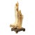 This is a handmade Chinese accent decorative statue of Happy Buddha from natural raw wood with an irregular shape....