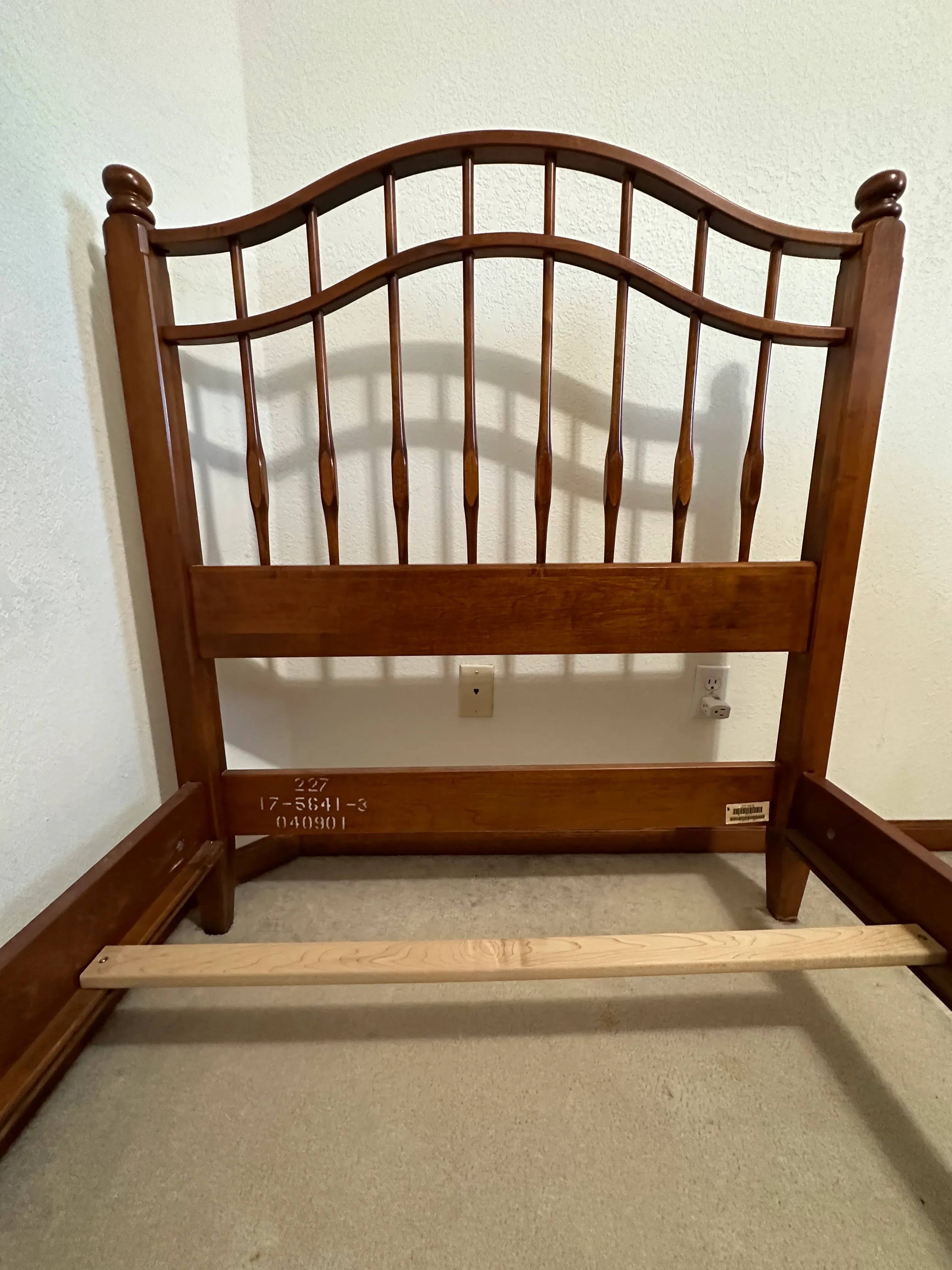 1990s Ethan Allen Country Crossings Twin Bed | Chairish