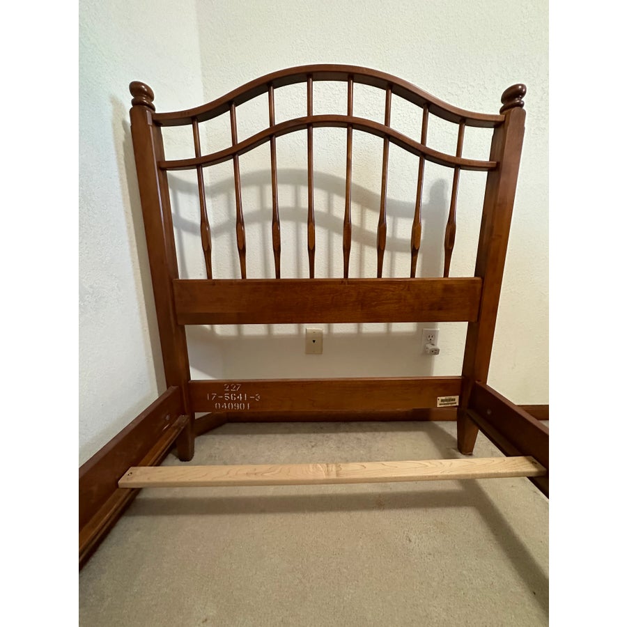 1990s Ethan Allen Country Crossings Twin Bed | Chairish