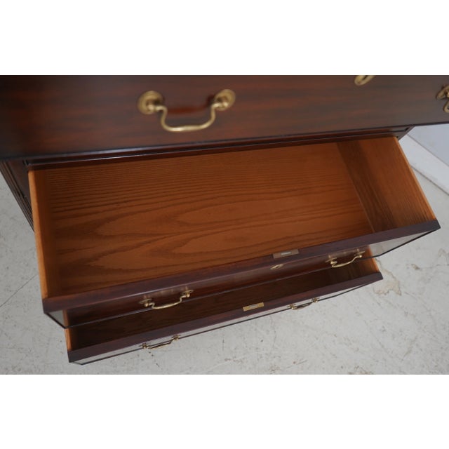 Henkel Harris Henkel Harris Mahogany New Market High Chest For Sale - Image 4 of 15